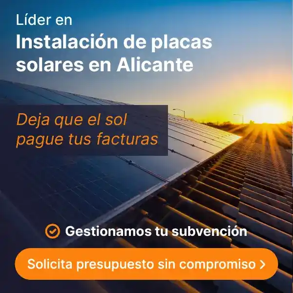 Instalación de placas solares en Alicante