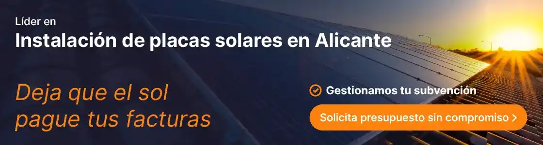 Instalación de placas solares en Alicante