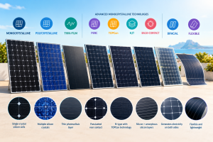 Types of Solar Panels and How Each One Works