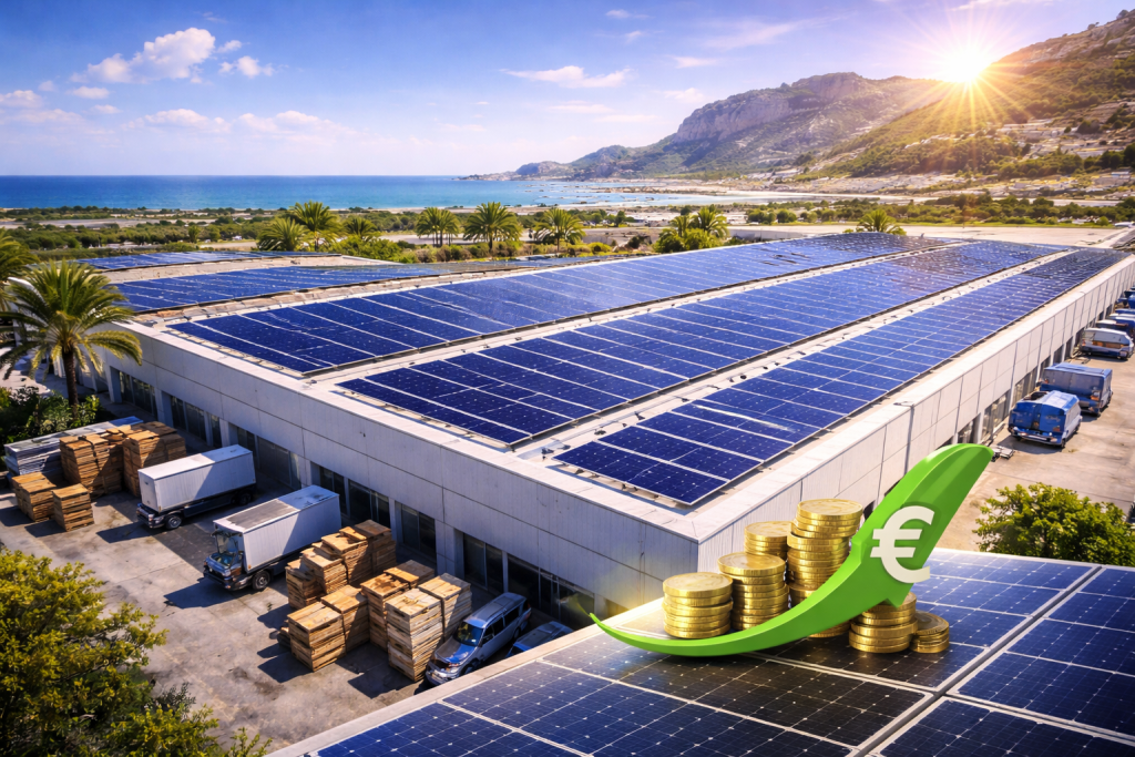 Placas solares para empresas: reduce hasta un 70% tu factura eléctrica en 2026 Placas solares para empresas