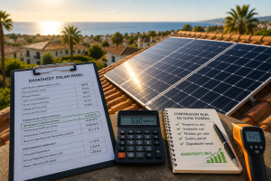 How to Compare Solar Panel Efficiency Ratings for Spanish Climate