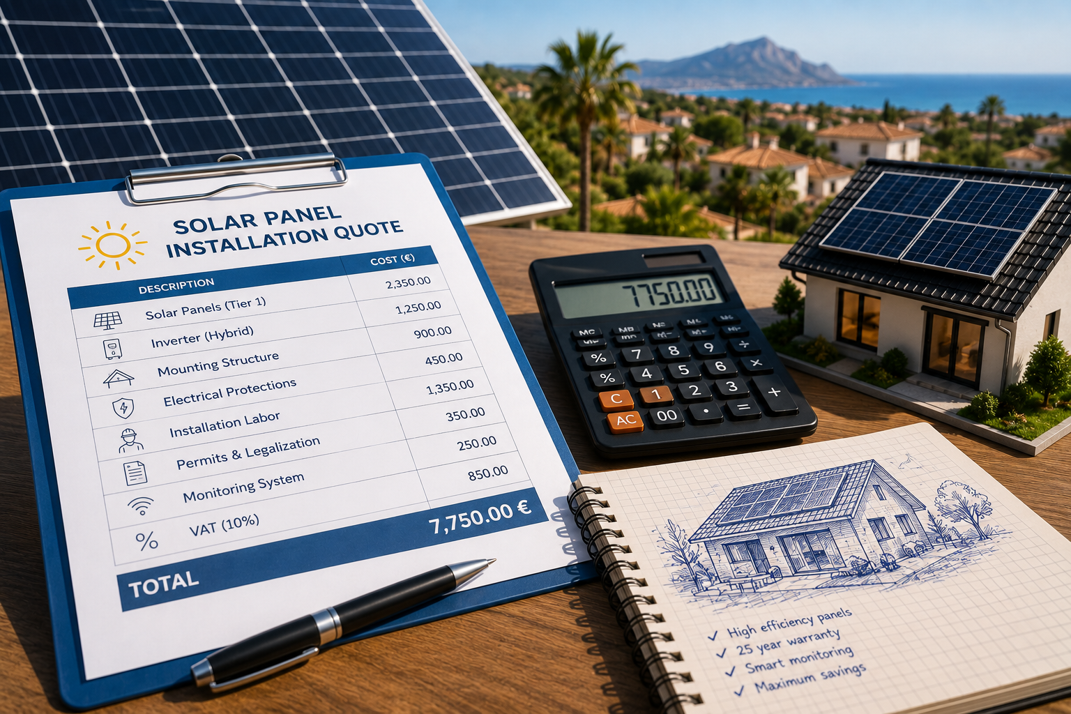 Blog Cost of Residential Solar Panel Installation in Spain