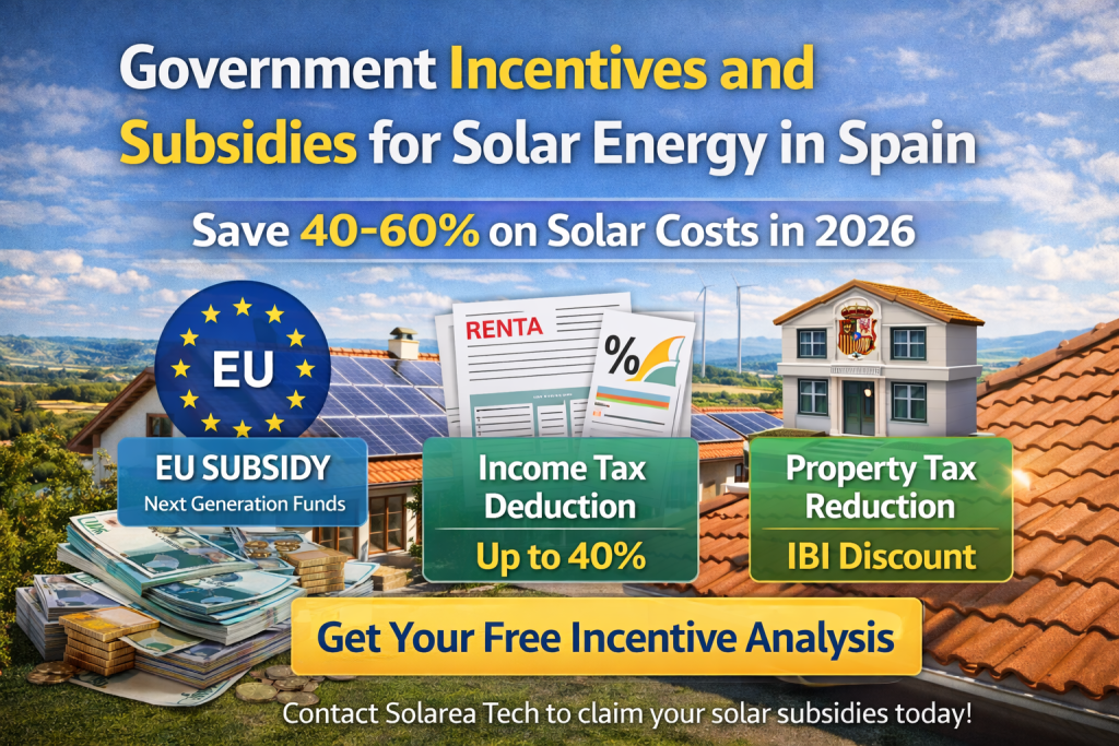 Government Incentives and Subsidies for Solar Energy in Spain? Government Incentives and Subsidies for Solar Energy in Spain?