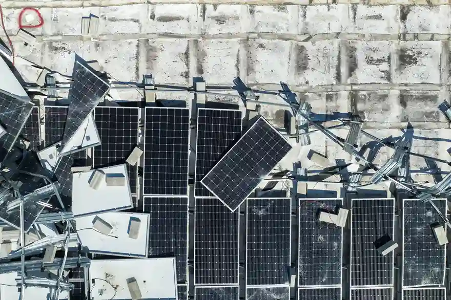 Como saber si una placa solar está dañada o rota