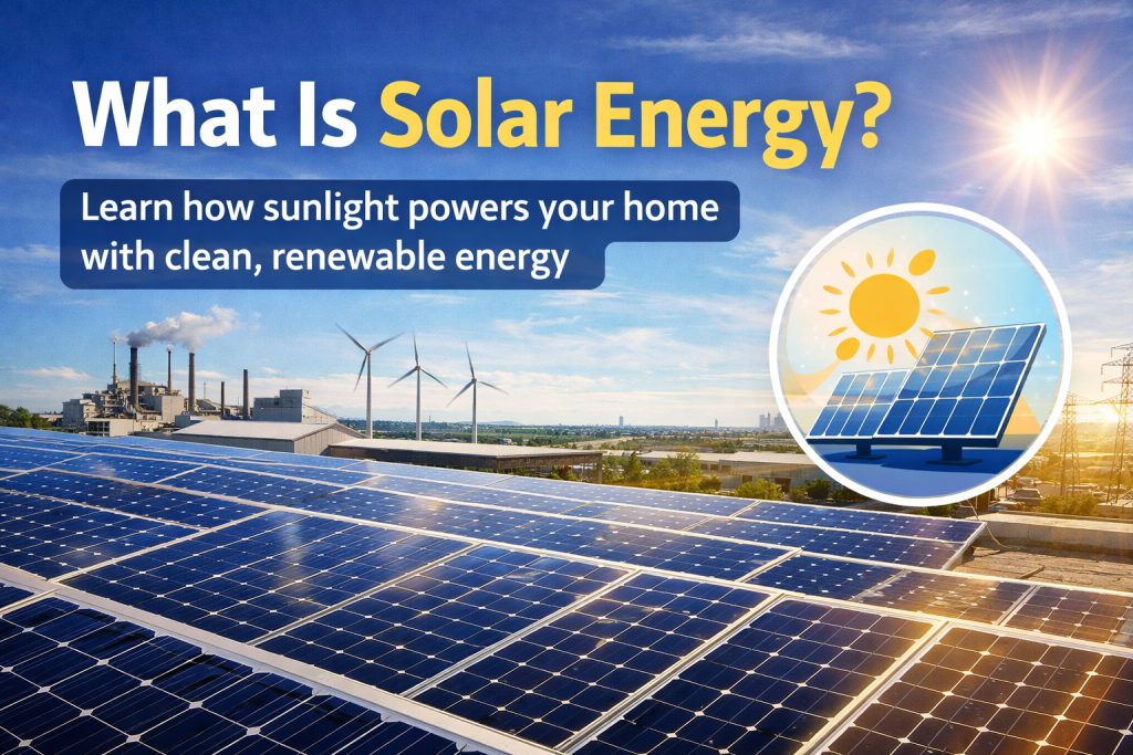 What Is Solar Energy? solar energy