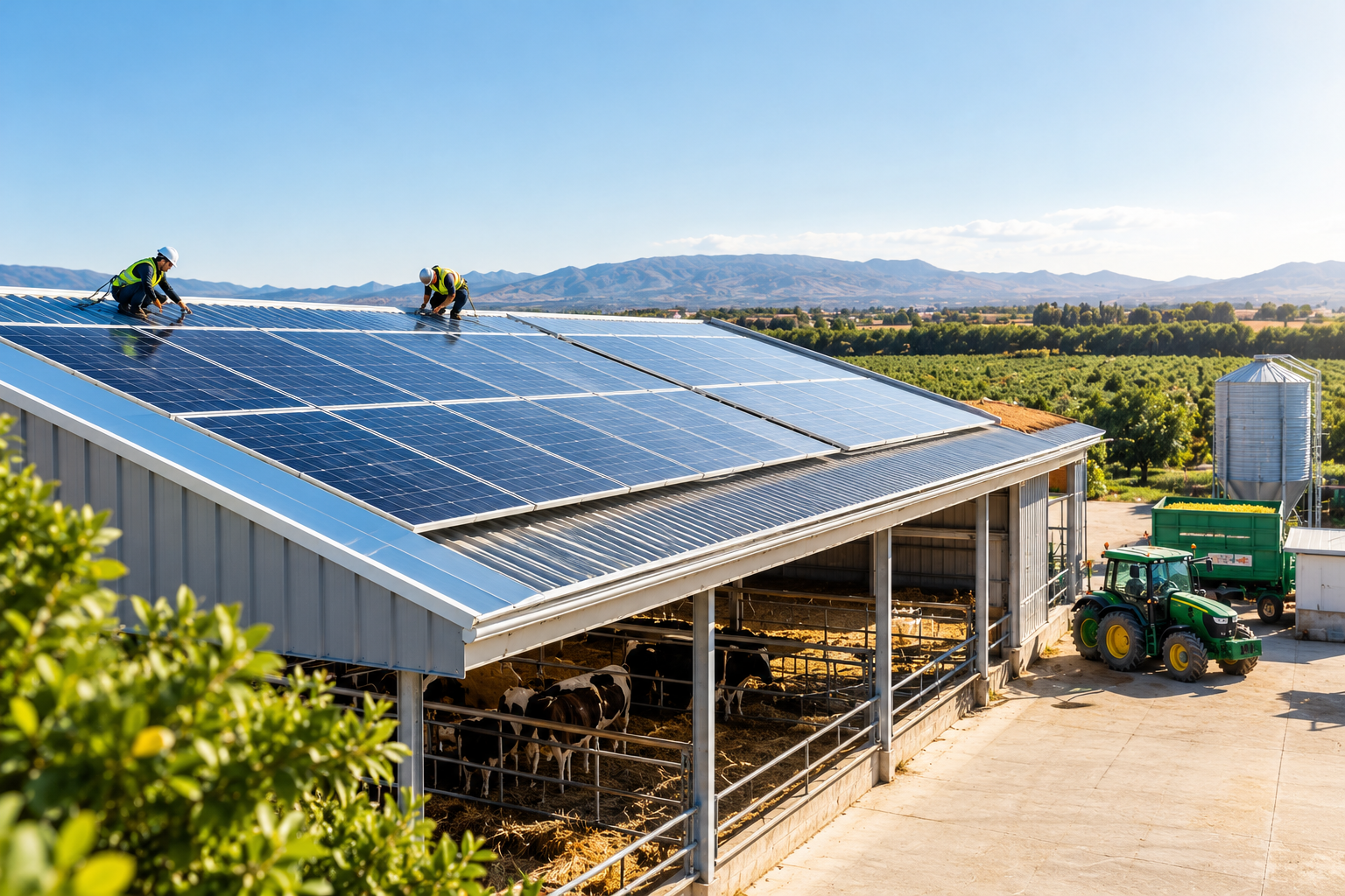 Inicio Instalación y Mantenimiento de Placas Solares para Naves Agrícolas