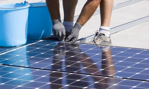 inspeccion inicial de paneles fotovoltaicos